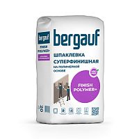 FINISH POLYMER+, 20 кг, Суперфинишная шпаклевка на полимерной основе, Bergauf – ТСК Дипломат